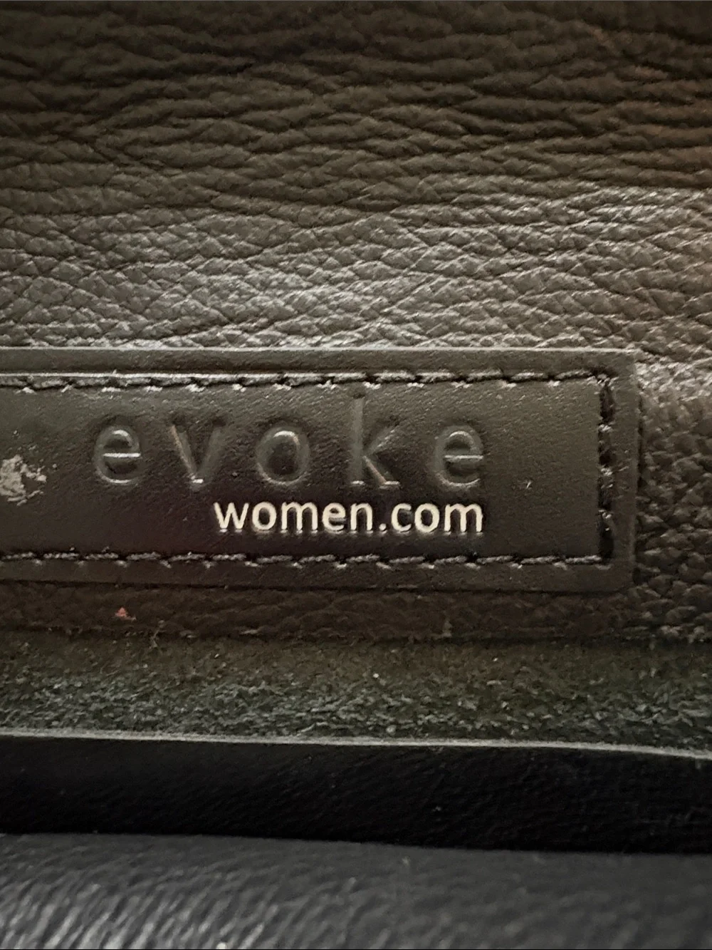 Black Python-Texture Crossbody with Cream Center Accent